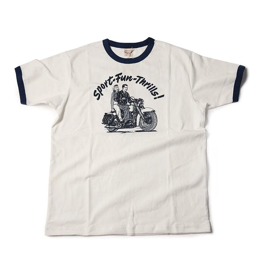 Motorcycle Rider Print Tee