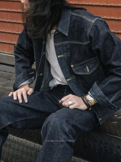 One Pocket Selvedge Denim Jacket