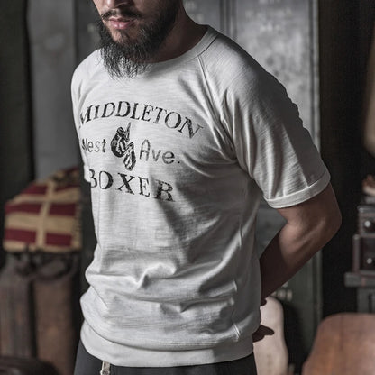 Raglan Boxer Slub Tee
