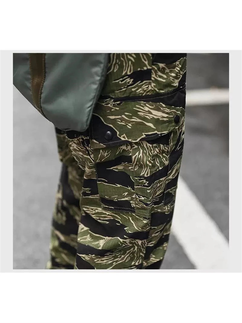 Tiger Stripe Cargo Pants