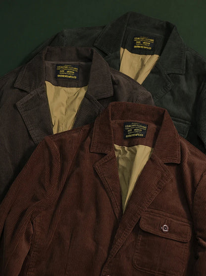 Corduroy Work Blazer Jacket