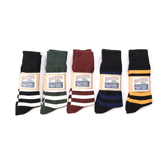 Prison Stripe Crew Socks
