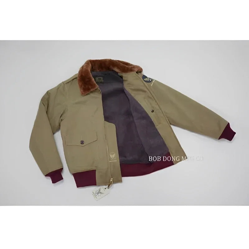 Wool Lined B-10 Bomber Jacket