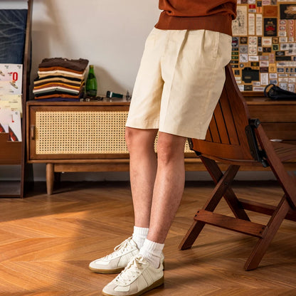 Mercerized Cotton Bermuda Shorts