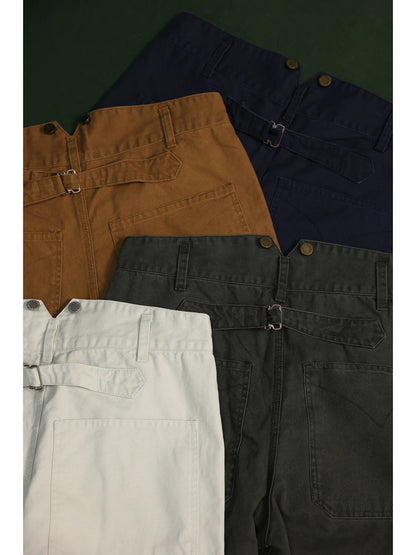 Washed Canvas Railroad Pants