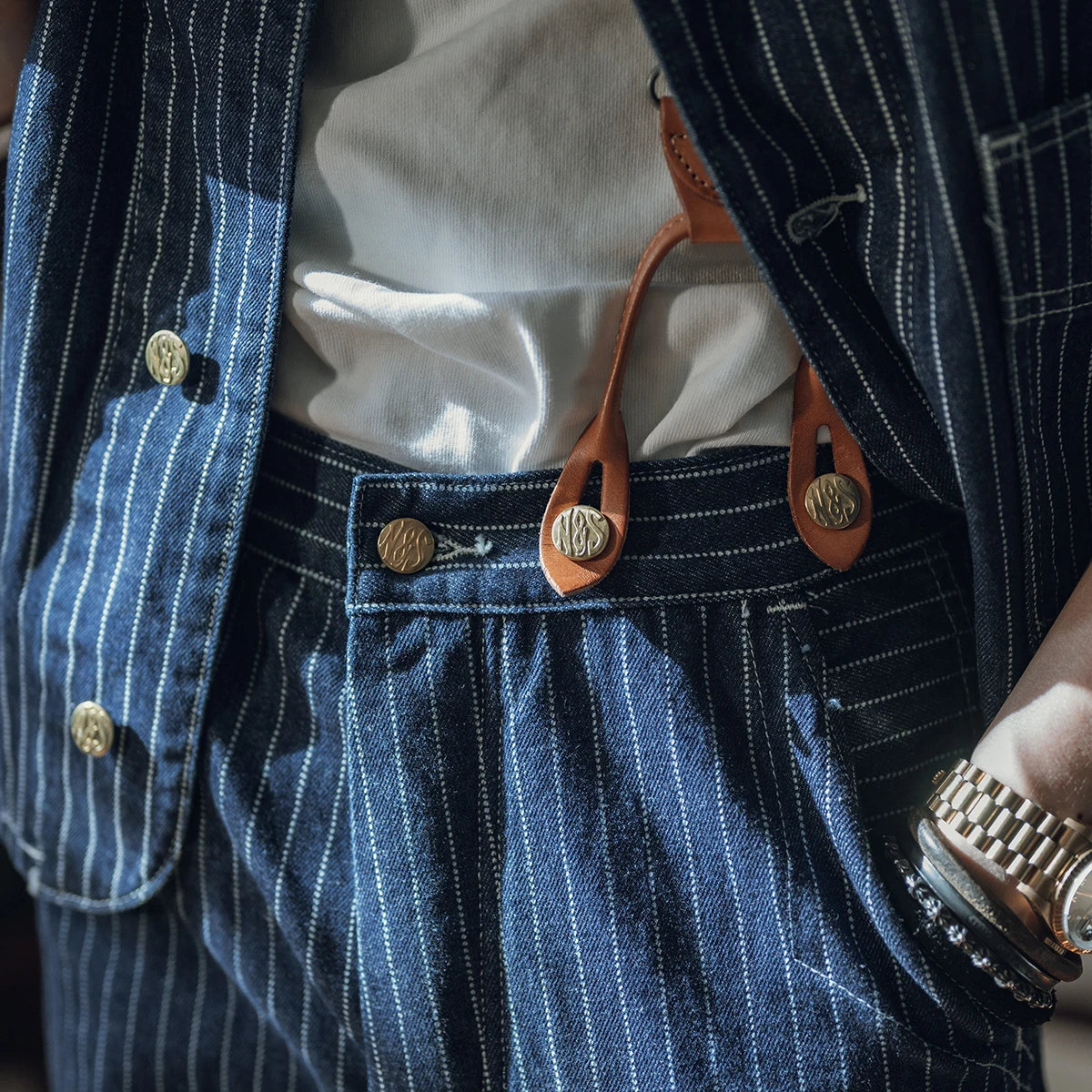Wabash Stripe Railroad Pants