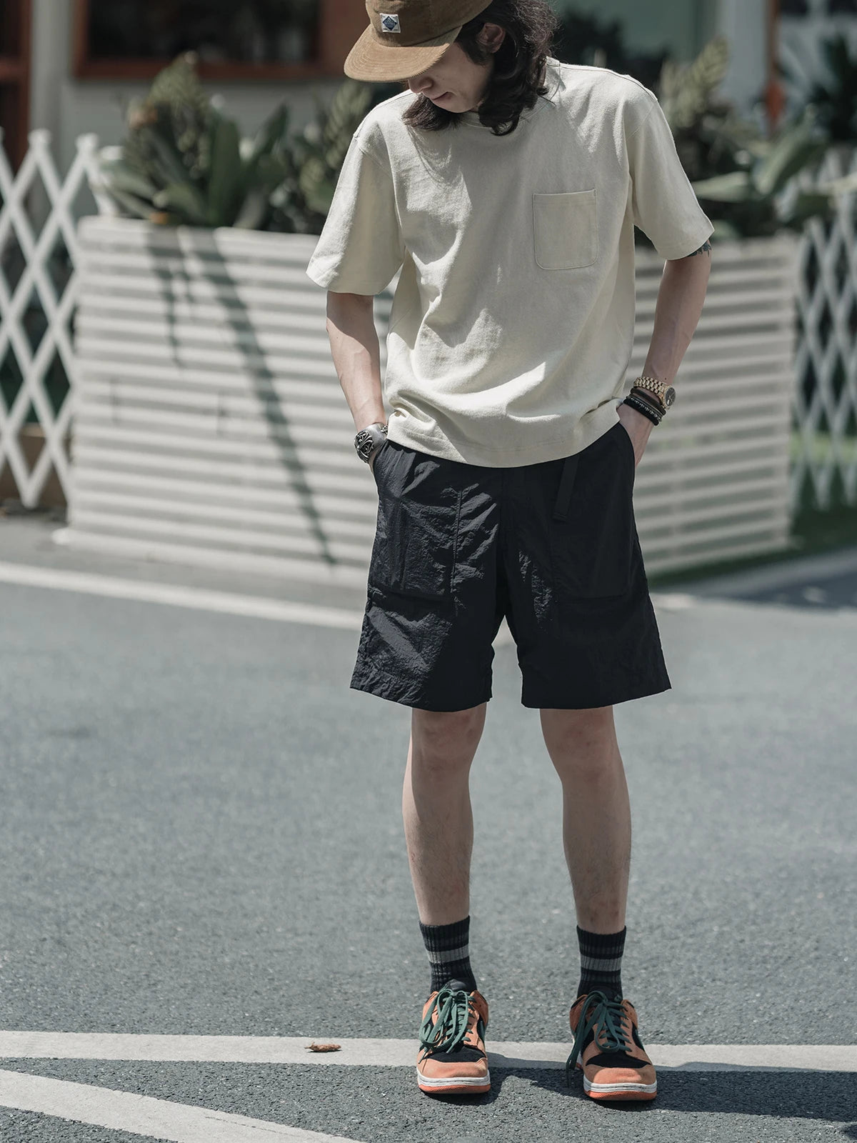 Drop Shoulder Pocket Tee