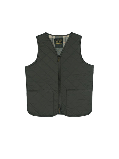 Zip Up Quilted Outdoor Vest