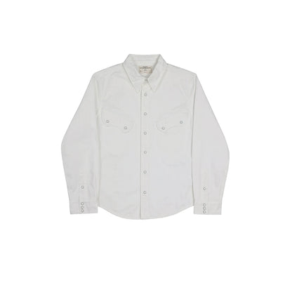 Snap Button Denim Western Shirt