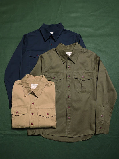 Washed Twill Engineer Shirt