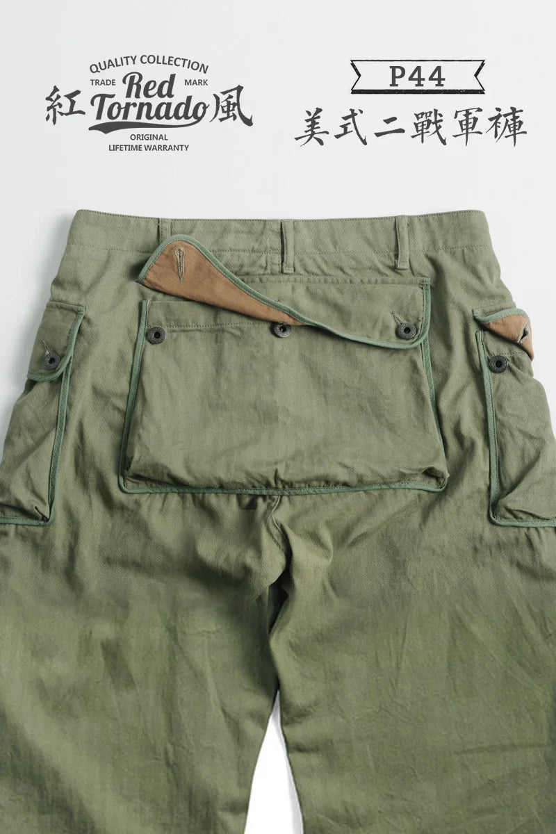 Army Green P-44 Cargo Pants