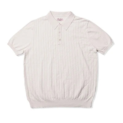 Rib Stripe Polo Shirt