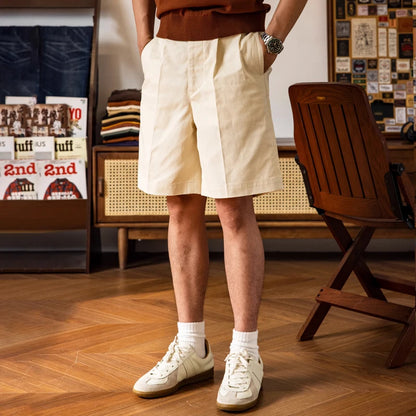 Mercerized Cotton Bermuda Shorts