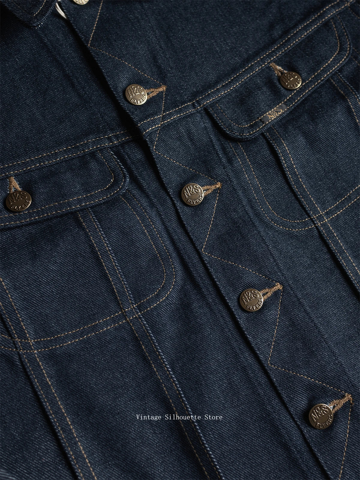 Cropped Sanforized Denim Jacket