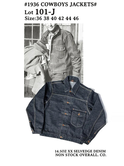 One Pocket Selvedge Denim Jacket