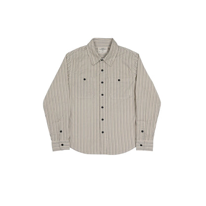 Striped Cotton Work Shirt