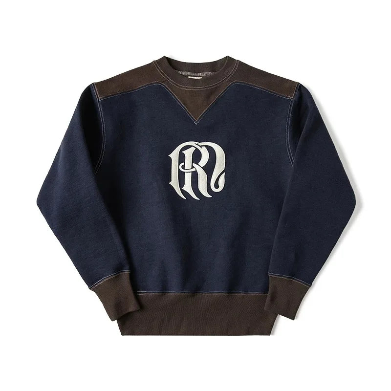 Two Tone V Insert Sweatshirt