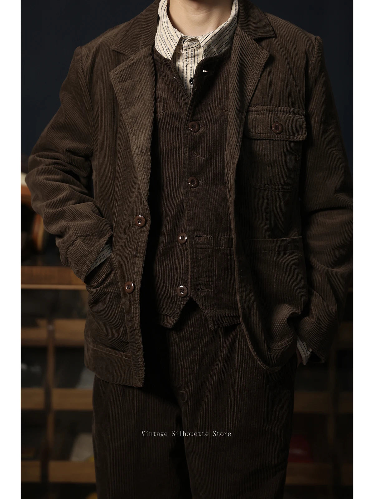 Corduroy Work Blazer Jacket