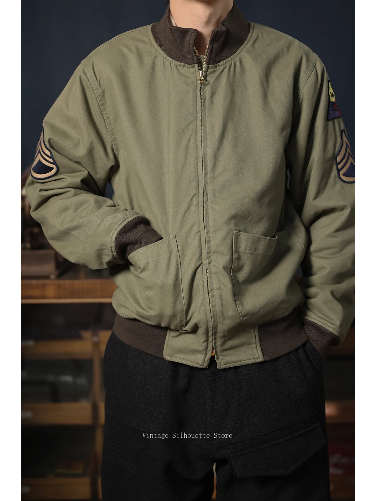 Patched Fury Tanker Jacket