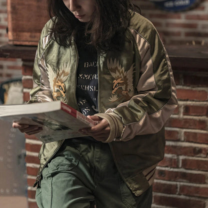 Embroidered Reversible Souvenir Jacket