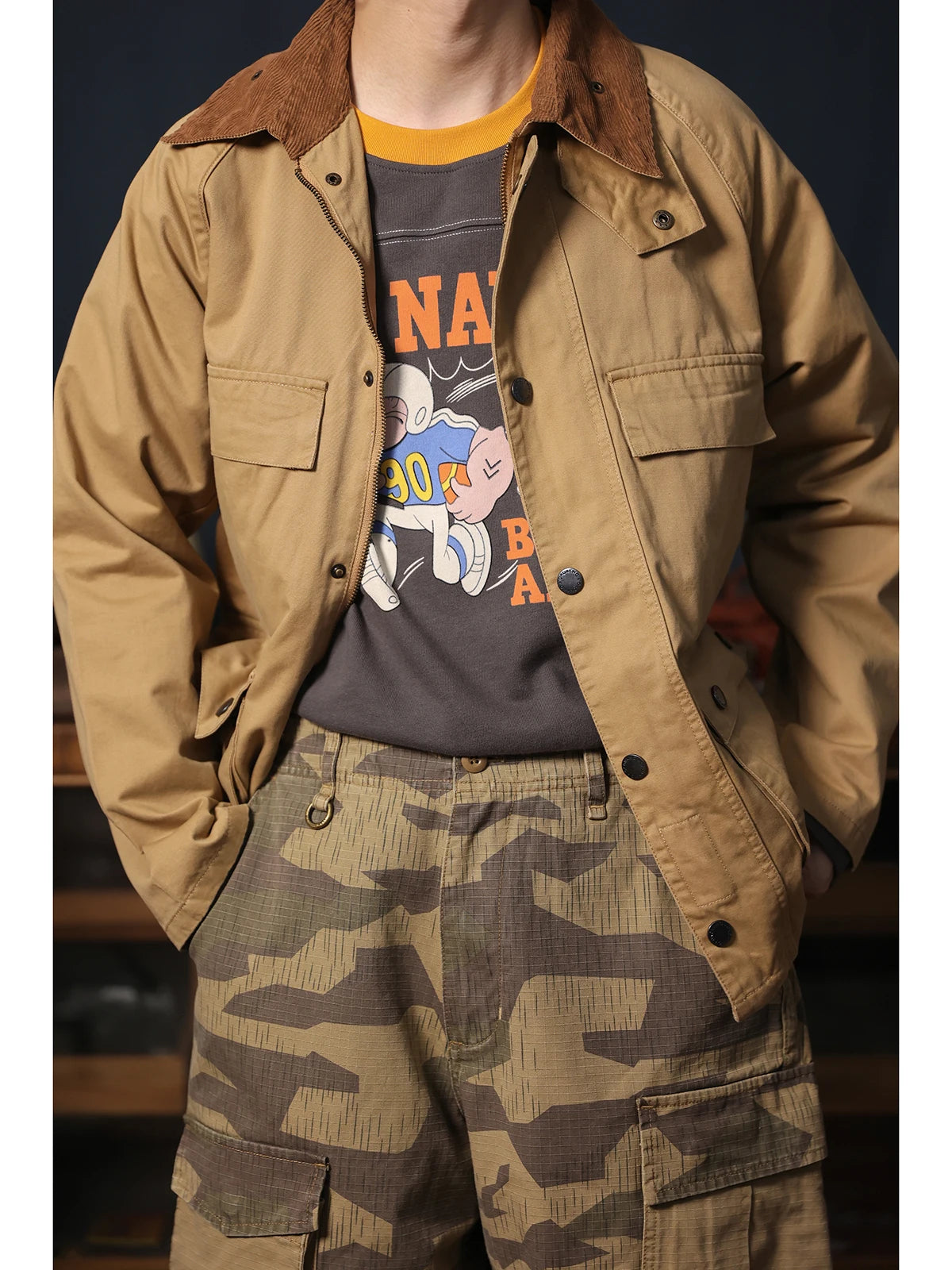 Corduroy Collar Hunting Jacket