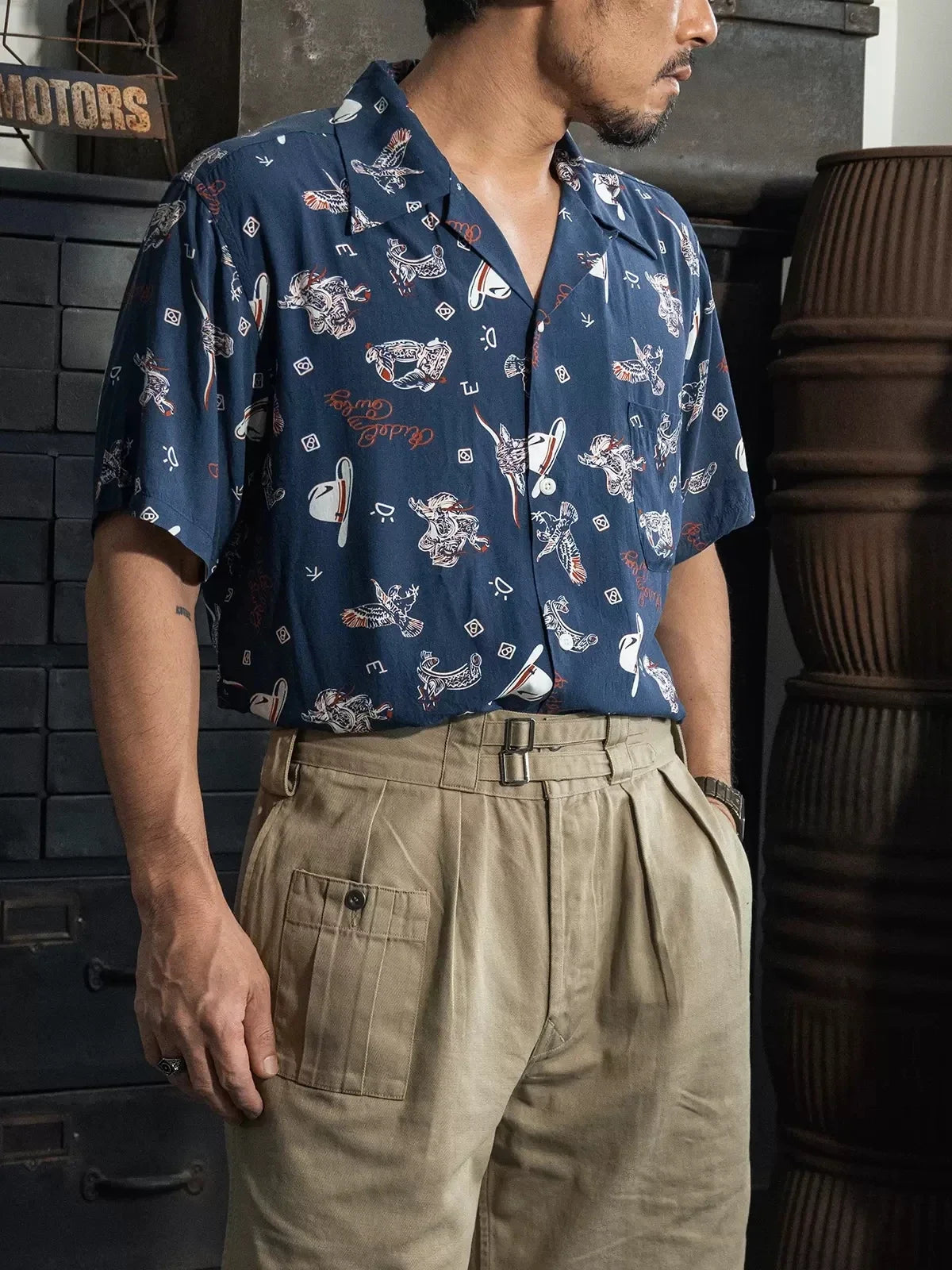 Rayon Cuban Camp Shirt