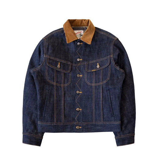 Corduroy Collar Denim Trucker Jacket