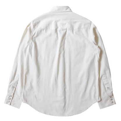 White Classic Western Shirt