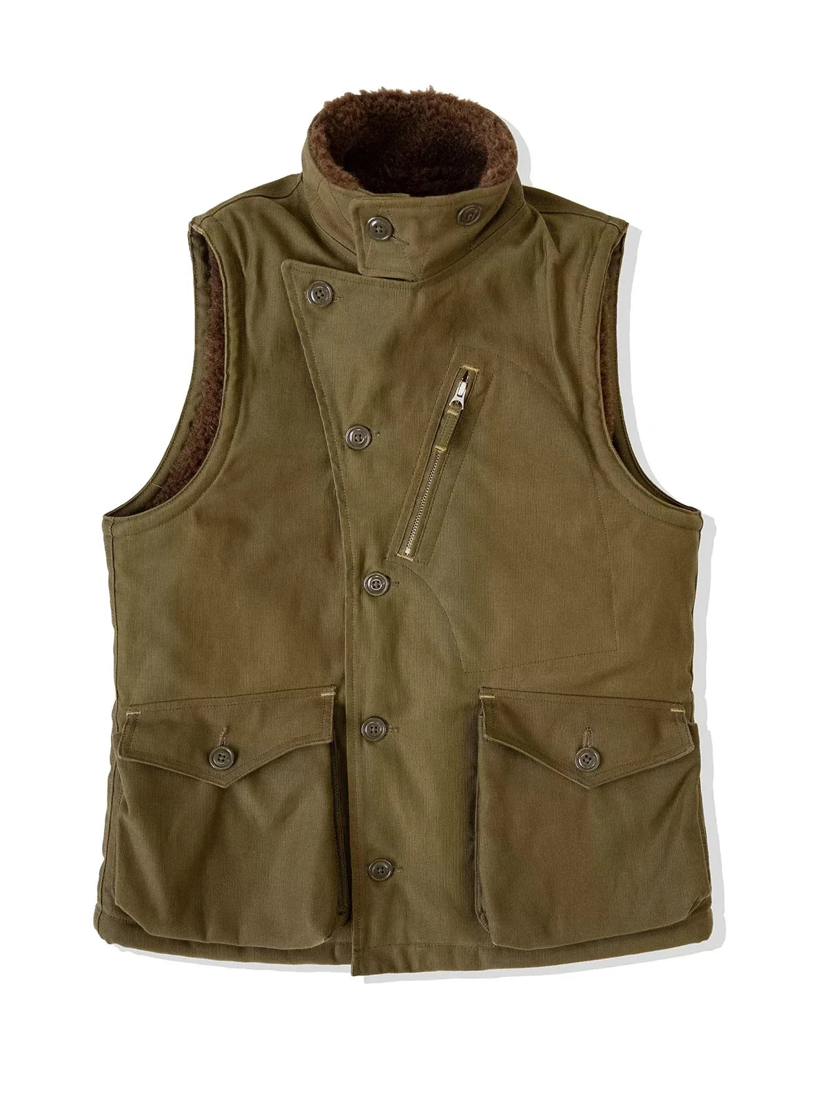 Alpaca Lined Aviator Vest
