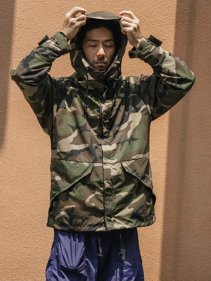 Woodland Camo Outdoor Parka