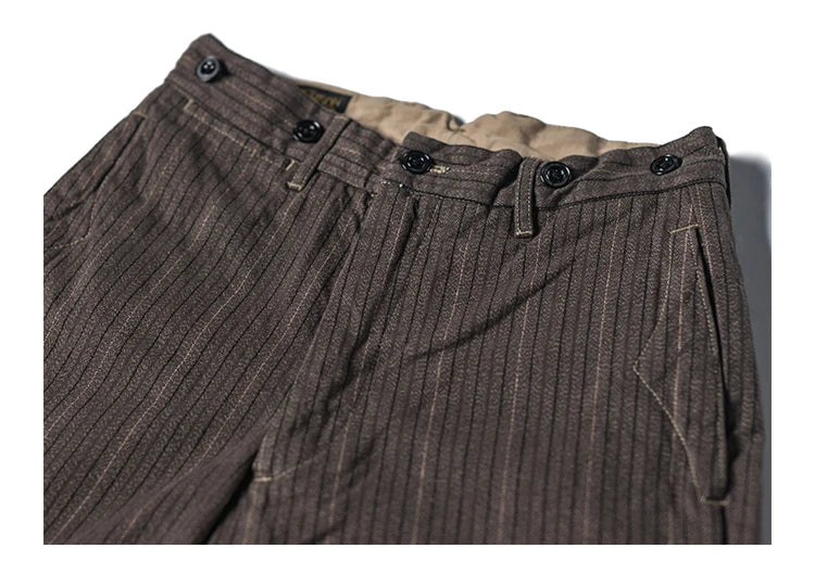 Pinstripe Heritage Work Trousers