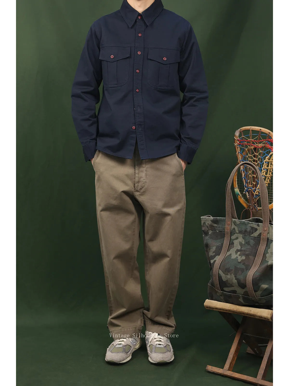Washed Twill Engineer Shirt