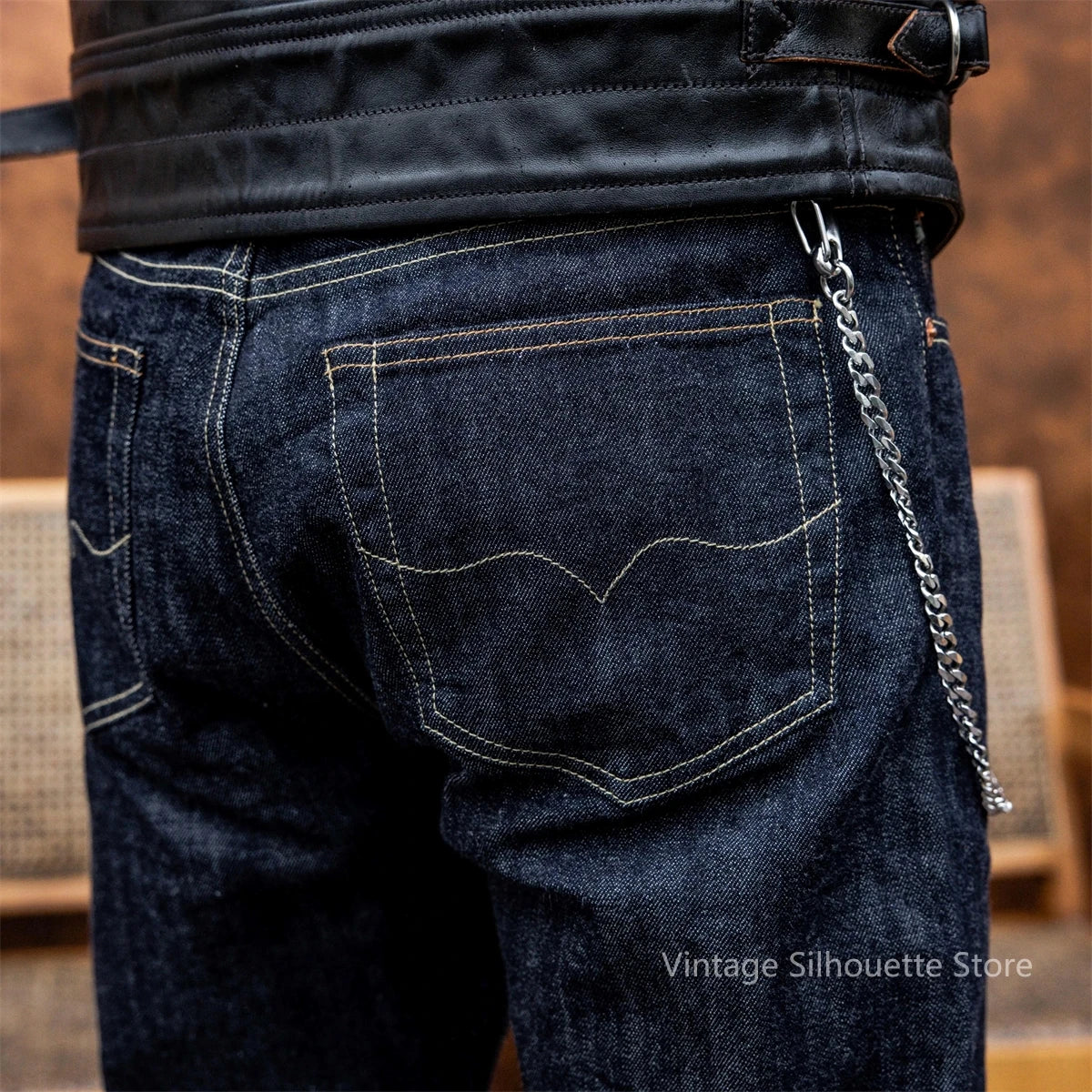 Lightweight Slim Straight Selvedge Jeans