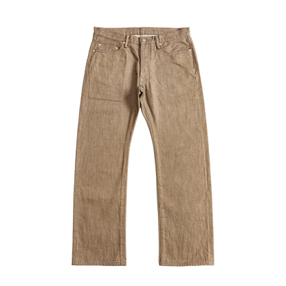 Light Brown Relaxed Denim Pants