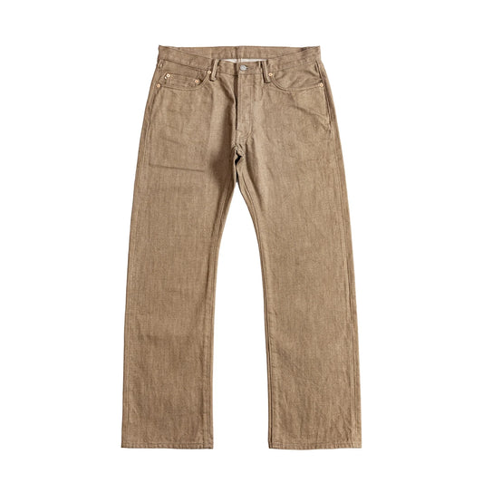 Light Brown Relaxed Denim Pants