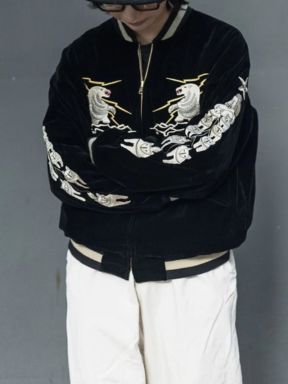 Reversible Alaska Quilted Bomber Jacket