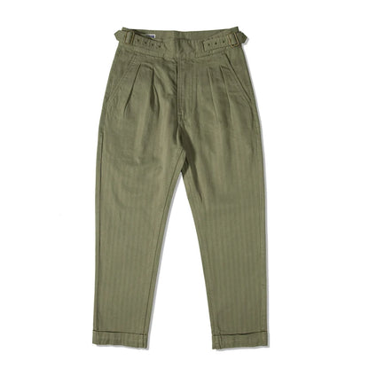 Herringbone Cotton Gurkha Pants