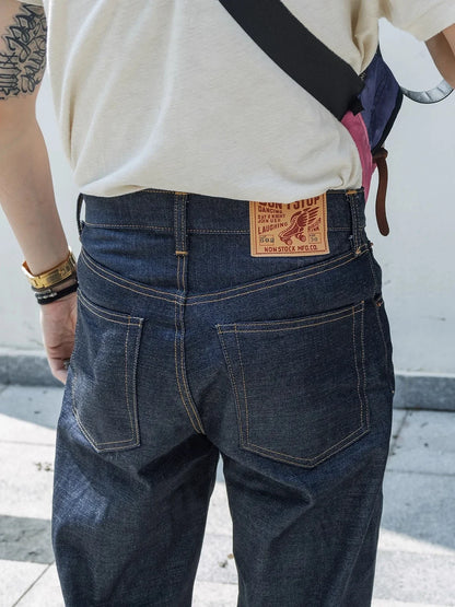 Dark Blue Slim Selvedge Jeans