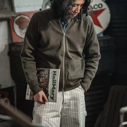 C-2 Wool Cardigan Sweater