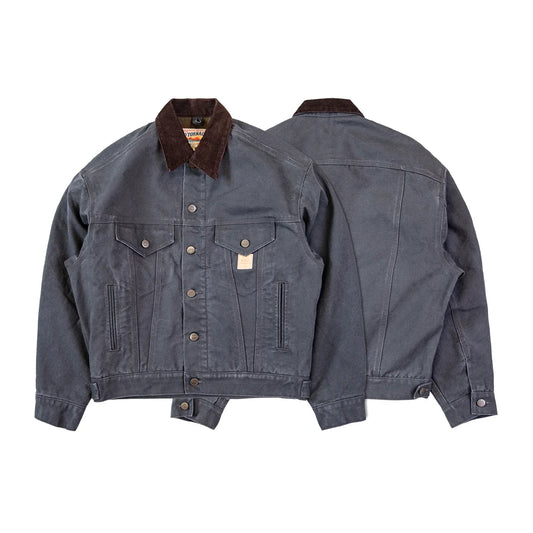 Blanket Lined Canvas Trucker Jacket