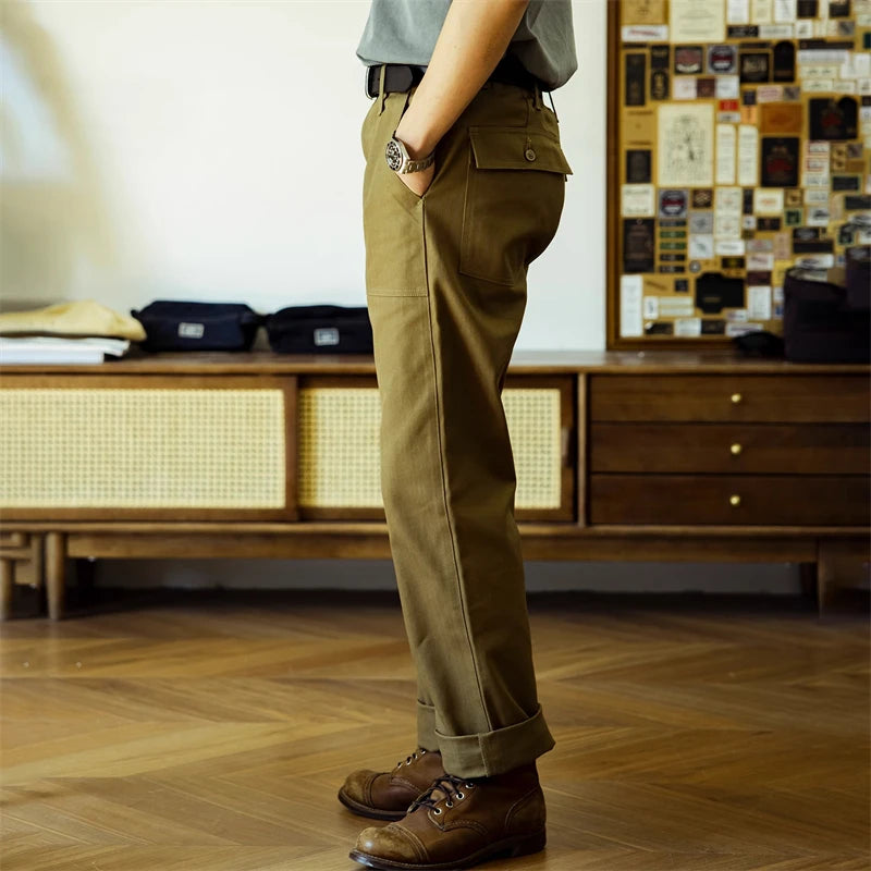 HBT Army Green Fatigue Pants