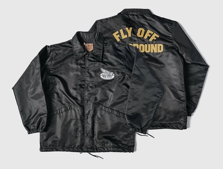 Lined Nylon Rider Jacket
