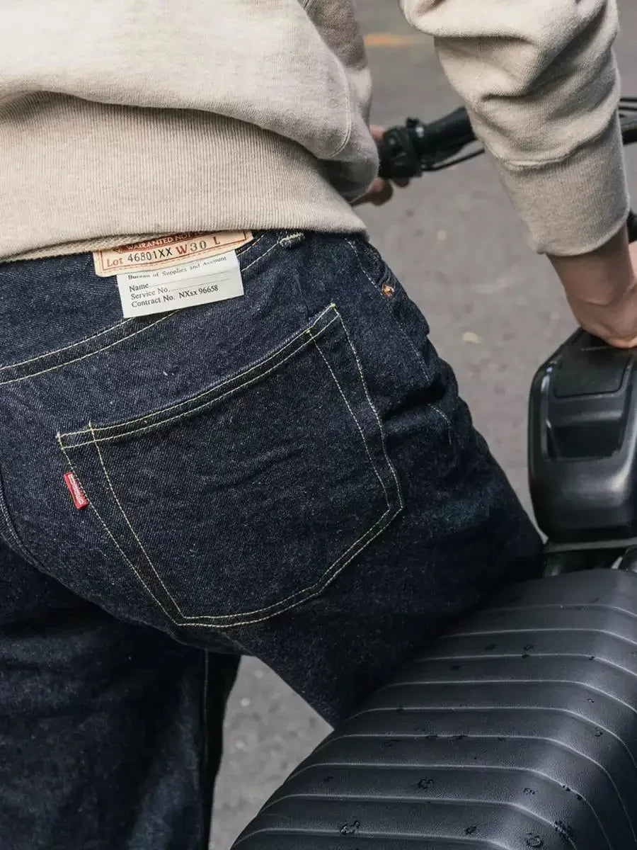 Raw Denim Waist Overalls