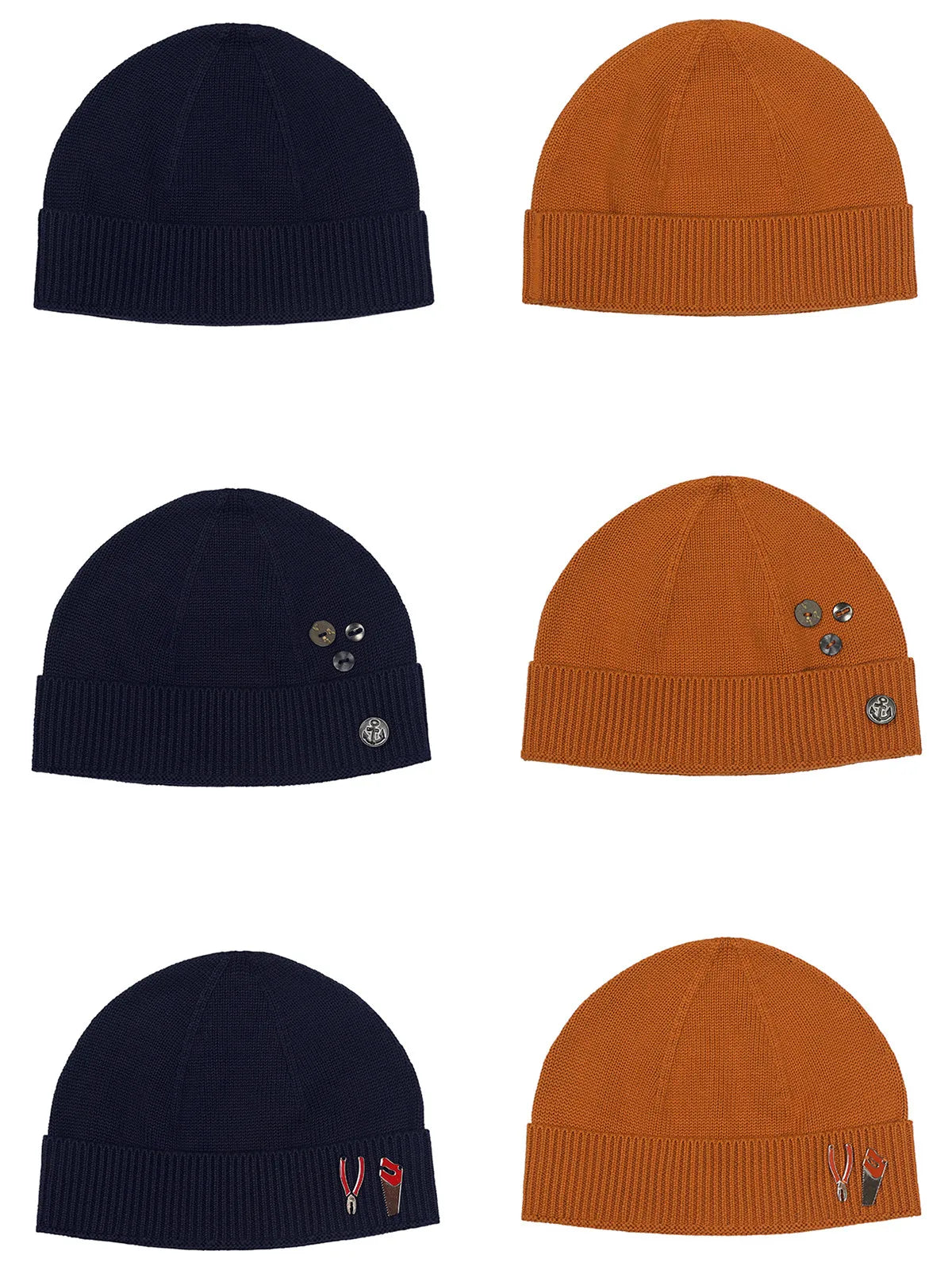 Cotton Roll Up Beanie