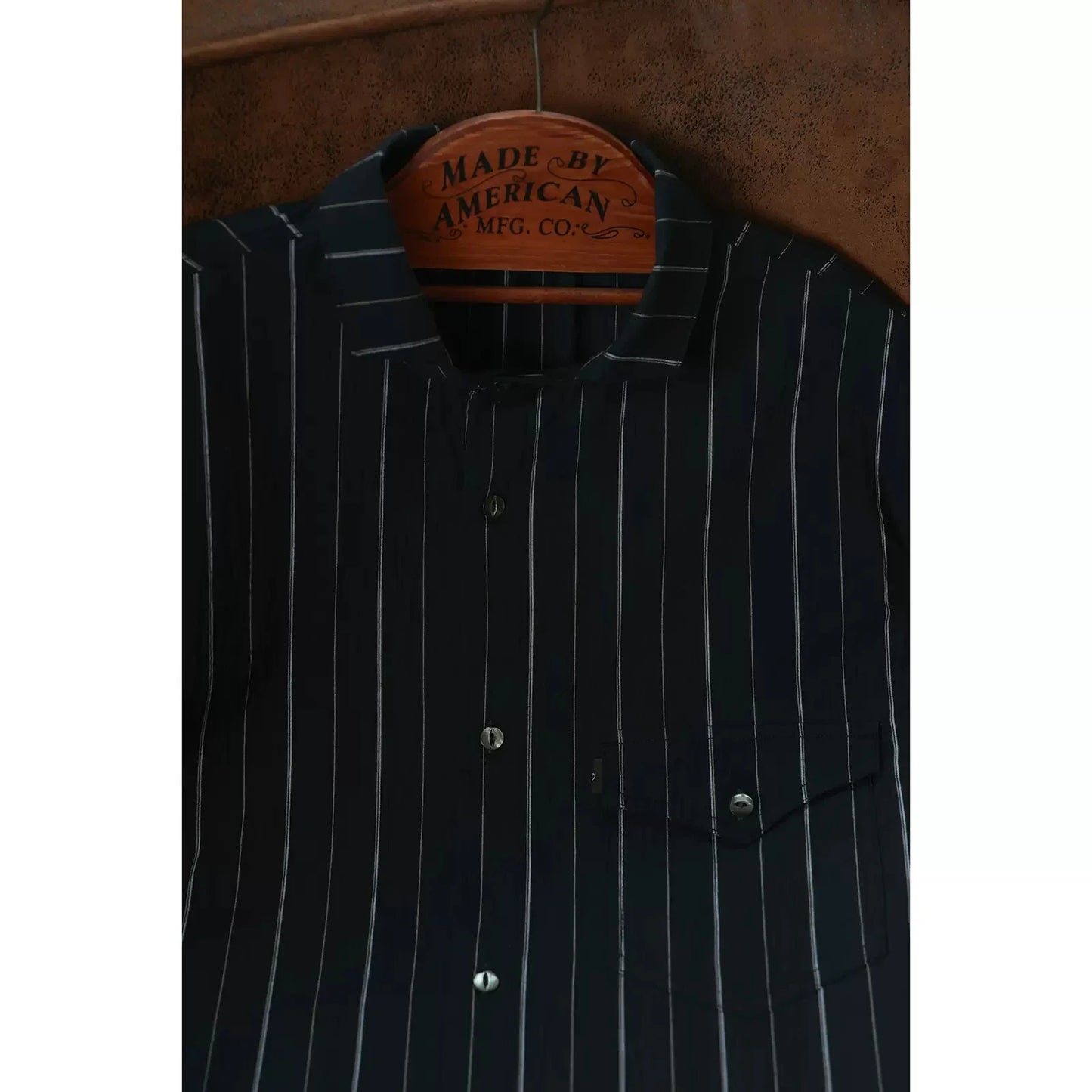 Striped French Work Shirt