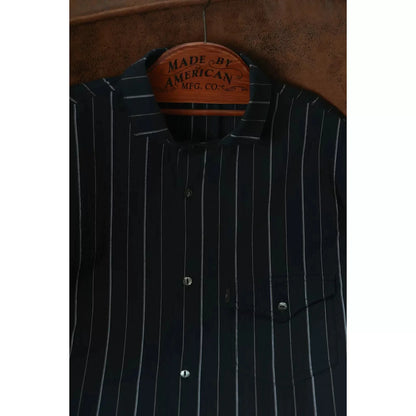 Striped French Work Shirt