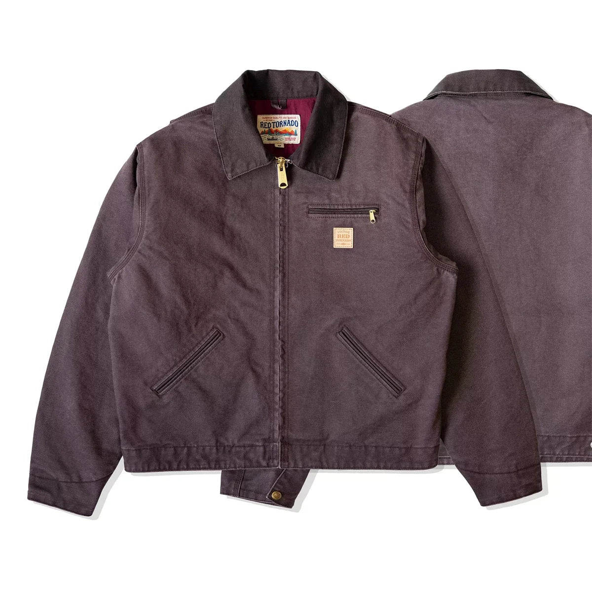 Washed Canvas Detroit Jacket