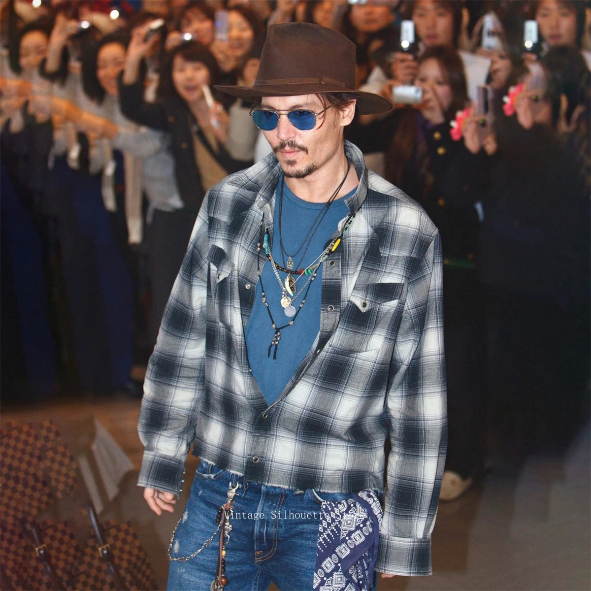 Plaid Flannel Western Shirt