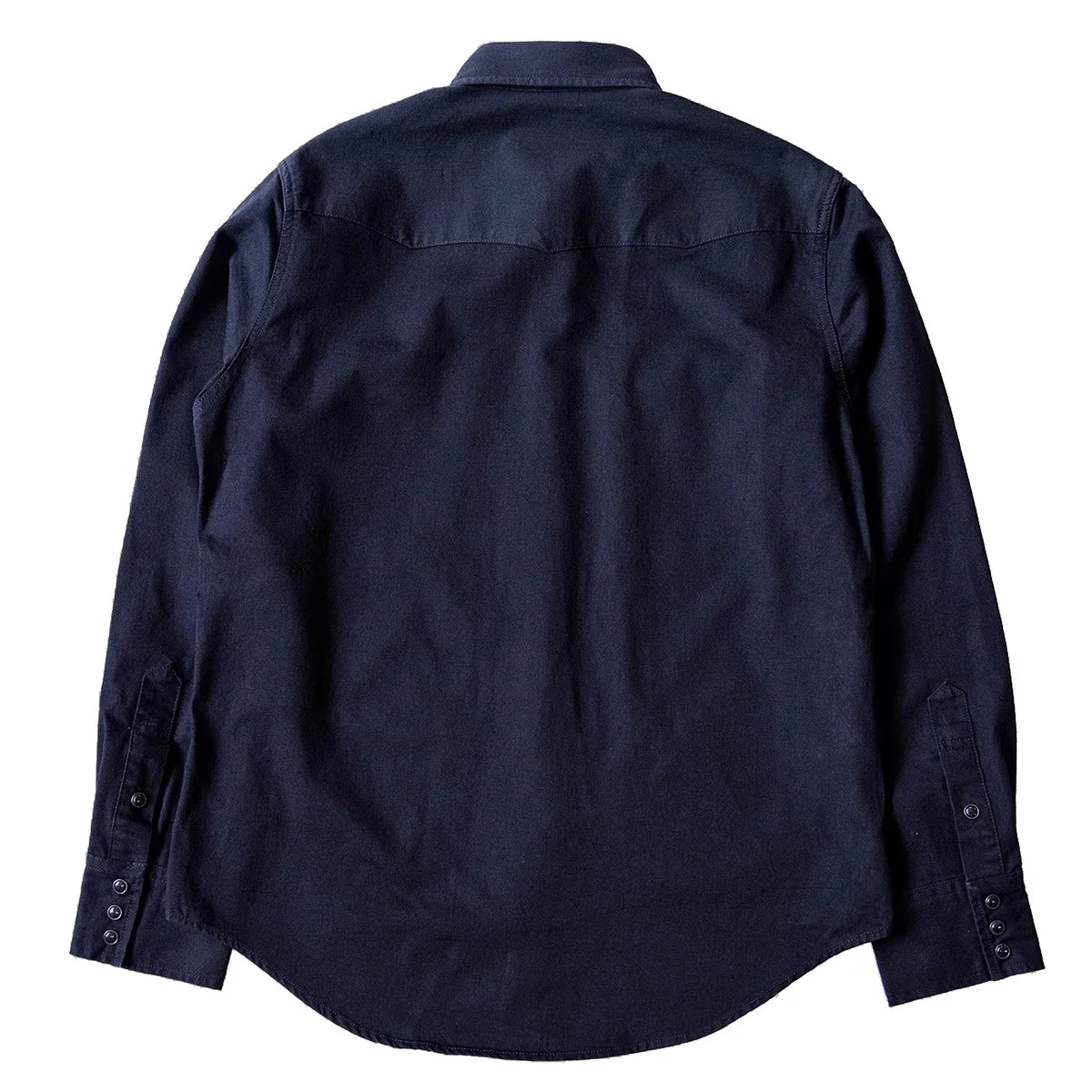 Black Slim Western Shirt