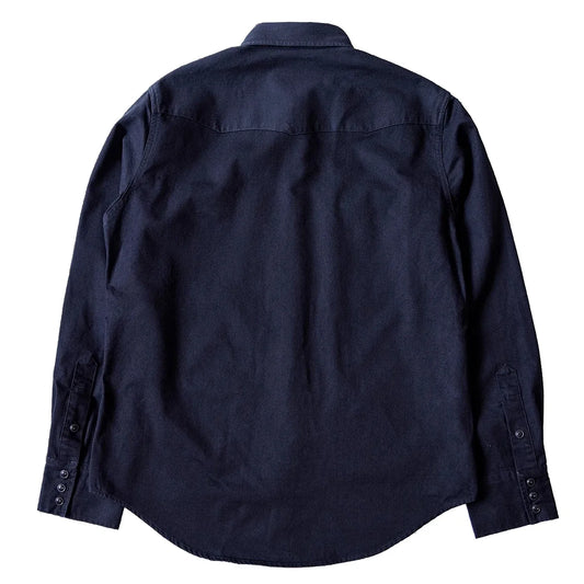 Black Slim Western Shirt